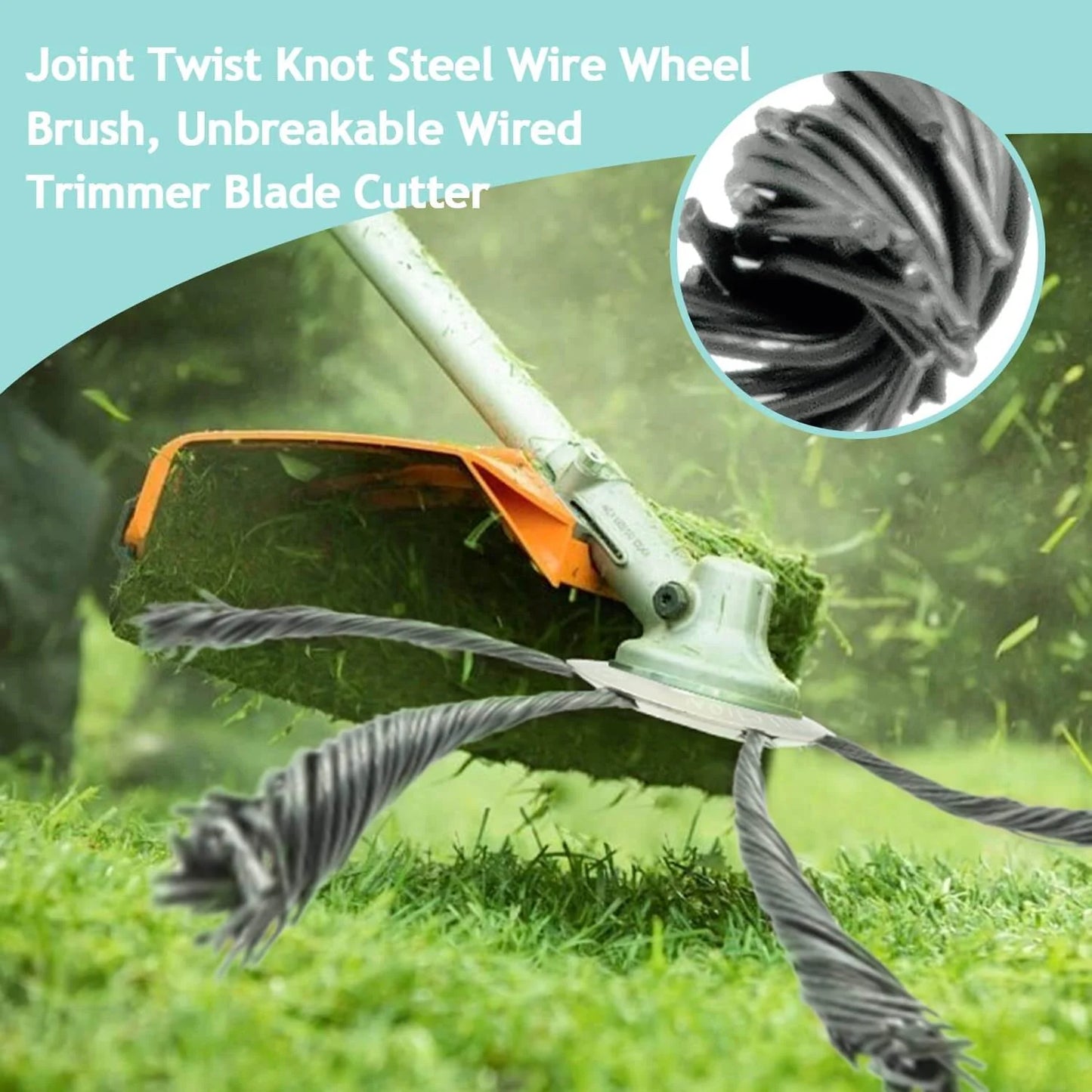 Wire Brush Cutter Trimmer Head
