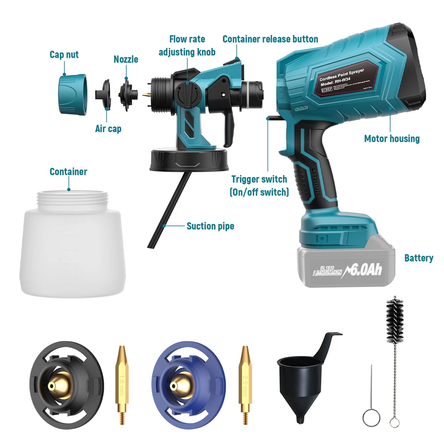High-pressure
 
Cordless
 
Paint
 
Sprayer